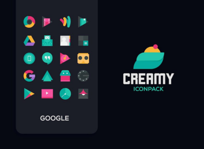 Creamy Icon pack (PRO) 3.5 Apk for Android 2