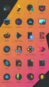 Crispy Dark Icon Pack 4.2.5 Apk for Android 5