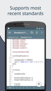 Cxxdroid – C/C++ compiler IDE (PREMIUM) 5.2 Apk for Android 2