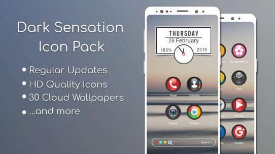 Dark Sensation Icon Pack 7.0.2 Apk for Android 1