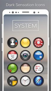 Dark Sensation Icon Pack 7.0.2 Apk for Android 2
