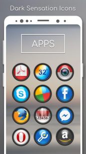 Dark Sensation Icon Pack 7.0.2 Apk for Android 3