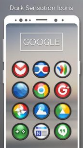 Dark Sensation Icon Pack 7.0.2 Apk for Android 4