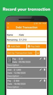 Debt Book and Manager – PRO 1.8 Apk for Android 3