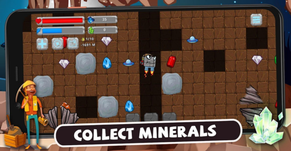 Digger Machine: find minerals 2.8.9 Apk + Mod for Android 1