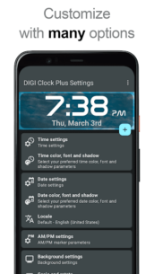 DIGI Clock Widget Plus 3.3.1 Apk for Android 3