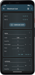 Electrical Cost (PRO) 5.0.8 Apk for Android 1