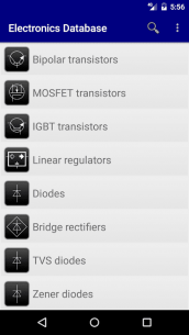 Electronics Database: params of electronics parts 2.34 Apk for Android 1