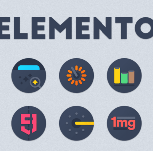 Elemento dark Icon Pack 1.6.0 Apk for Android 1