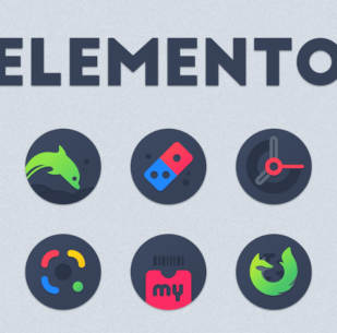 Elemento dark Icon Pack 1.6.0 Apk for Android 2