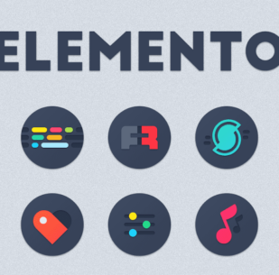 Elemento dark Icon Pack 1.6.0 Apk for Android 4