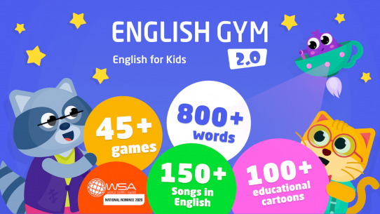 English Gym 2.0 healthy habits & English for kids 2.0.9 Apk + Data for Android 1