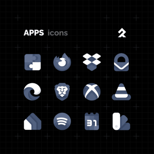 ENIX DARK Icon Pack 1.0 Apk for Android 5