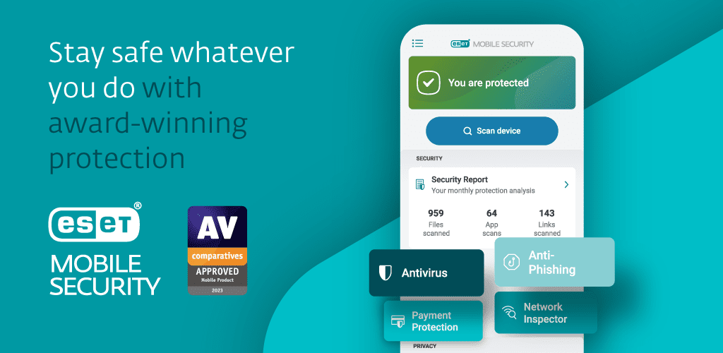 eset mobile security and antivirus cover