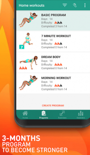 Everyday home workouts – gymnastics training 2.3 Apk for Android 2