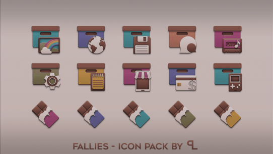 Fallies Icon pack – Chocolat 1.3.2 Apk for Android 5