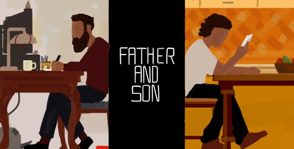 father and son cover