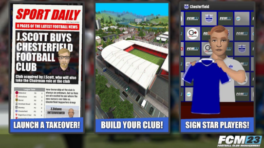 FCM23 Soccer Club Management 1.3.0 Apk + Mod for Android 3