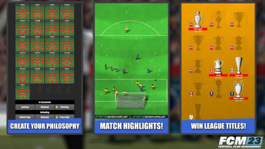 FCM23 Soccer Club Management 1.3.0 Apk + Mod for Android 5