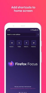 Firefox Focus: No Fuss Browser 122.1.0 Apk + Mod for Android 5