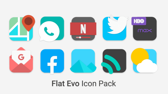 Flat Evo – Icon Pack 6.7 Apk for Android 1