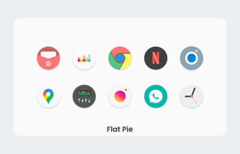 Flat Pie – Icon Pack 6.6 Apk for Android 4