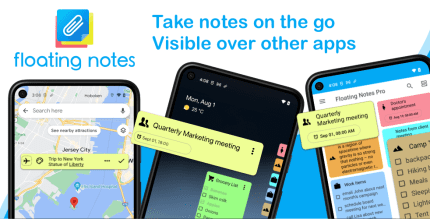 floating notes android cover