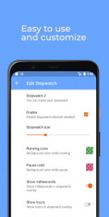 ⏱ Floating Stopwatch: free multitasking timer 5.1 Apk + Mod for Android 5