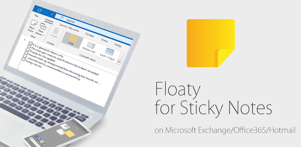 floaty for sticky notes cover