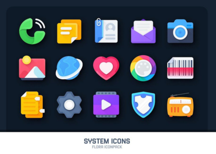 Flora : Material Icon Pack 3.4.2 Apk for Android 5