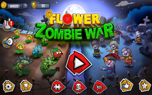 Flower Zombie War 1.6.1 Apk + Mod for Android 1
