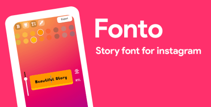 fonto story font for ig cover
