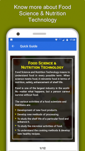 Food Science & Nutrition Technology – Food Tech 1.0.3 Apk + Mod for Android 5
