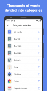 French Words. Flash Cards. Vocabulary builder 3.7.13 Apk for Android 2