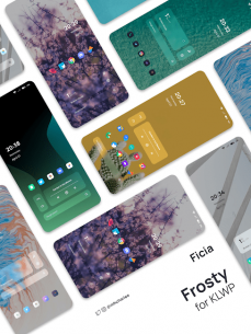Frosty for KLWP 2021 Apk for Android 4