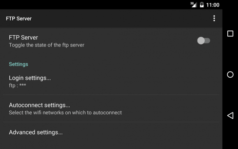 FTP Server 3.0.1 Apk for Android 5
