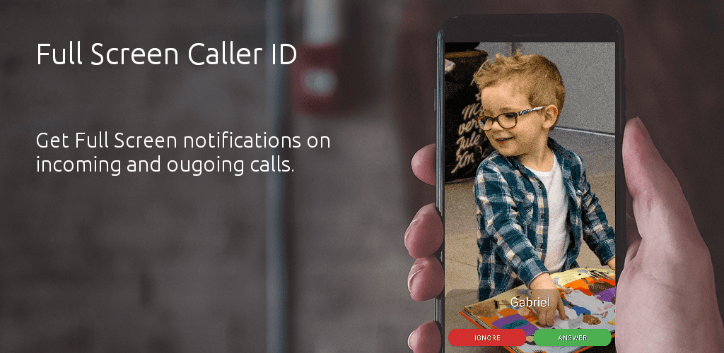 full screen caller id big pro cover