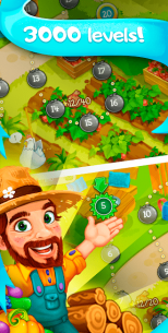 Funny Farm match 3 Puzzle game! 1.61.0 Apk + Mod for Android 2