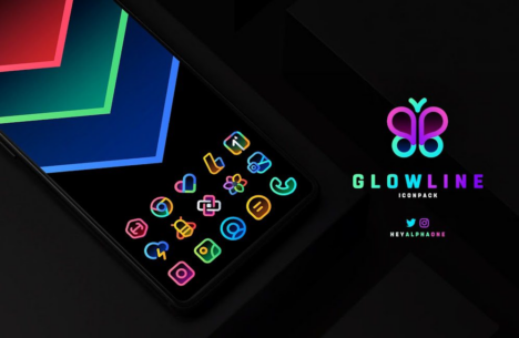 GlowLine Icon Pack 3.2 Apk for Android 1