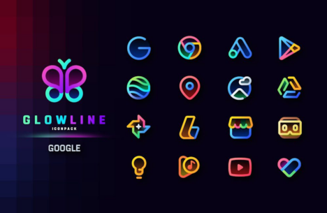GlowLine Icon Pack 3.2 Apk for Android 4