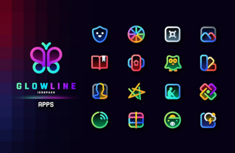 GlowLine Icon Pack 3.2 Apk for Android 5