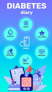 Glucose tracker－Diabetic diary 3.4.5 Apk for Android 1