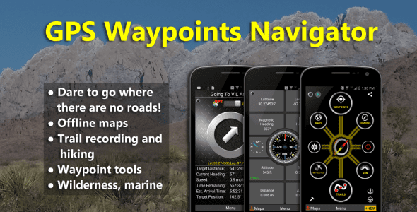 gps waypoints navigator cover