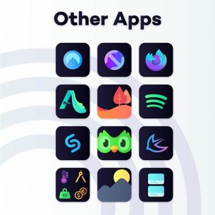 Gradient Dark Icon Pack 1.0.0 Apk for Android 3