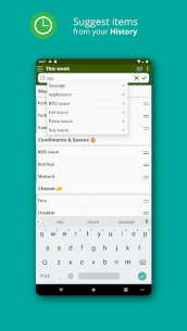 Shopping list one-handed easy: BigBag Pro 11.6 Apk for Android 5