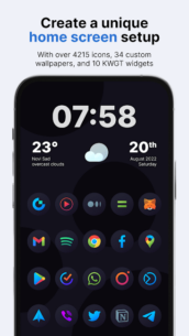 Hera Dark: Circle Icon Pack 6.5.3 Apk for Android 1