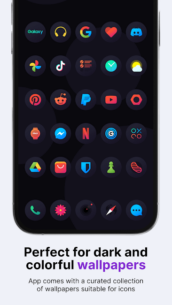 Hera Dark: Circle Icon Pack 6.5.3 Apk for Android 2