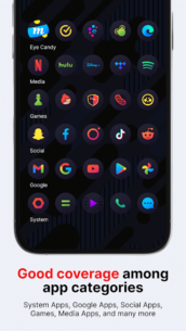 Hera Dark: Circle Icon Pack 6.5.3 Apk for Android 4