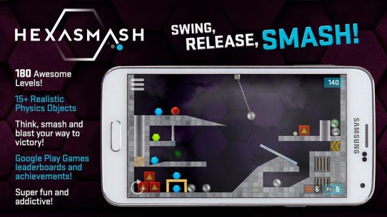 HEXASMASH • Wrecking Ball Physics Puzzle (PRO) 1.04 Apk for Android 1