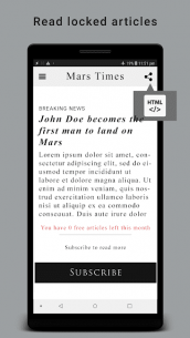 HTML Reader/ Viewer 5.5.0 Apk for Android 5
